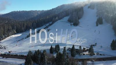 Station De Ski De Lispach - Vosges - Vidéo Par Drone