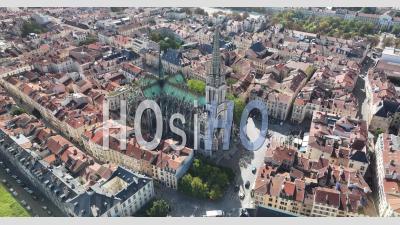 Basilica Of Saint-Epvre - Nancy - Video Drone Footage