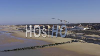 Drone View Of Lacanau Ocean, The Beach