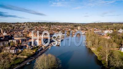 Henley And Thames River - Video Drone Footage
