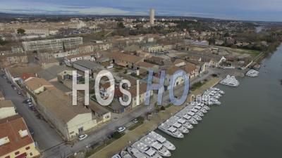 Port Of Saint-Gilles, Camargue - Video Drone Footage