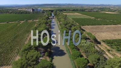 Canal De Jonction Entre Les écluses De Cesse Et De Truilhas, Vidéo Drone